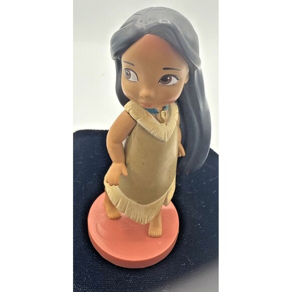 Disney Animators Collection Mini Toddler Princess Figures Dolls Lot Of 6 3” - Picture 16 of 16